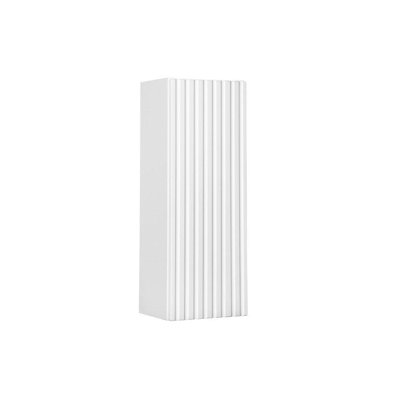 Meuble de rangement VANO – 1 porte – Blanc alpin – L20 × P18 × H57 cm – À suspendre 