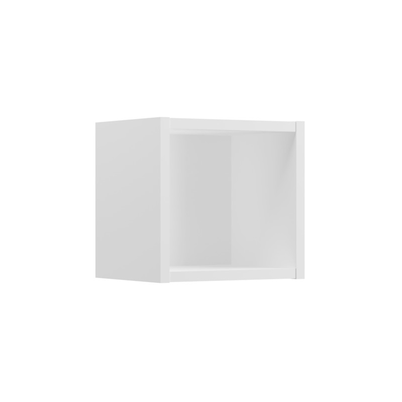 Cube de rangement VANO – Blanc alpin – L26 × P21 × H27 cm – À suspendre 