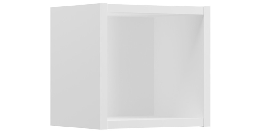 Cube de rangement VANO – Blanc alpin – L26 × P21 × H27 cm – À suspendre 