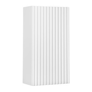 Meuble de rangement VANO – Blanc alpin – 1 porte – L30 × P18 × H57 cm – À suspendre 