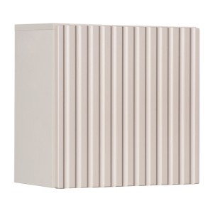 Meuble de rangement salle de bain VANO – 1 porte – Marron congo – L30 × P30 × H18 cm – À suspendre