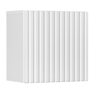 Meuble de rangement VANO – Blanc alpin – 1 porte – L20 × P18 × H57 cm – À suspendre