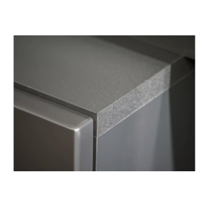 Zoom sur le plateau du banc TV de la collection RHYS