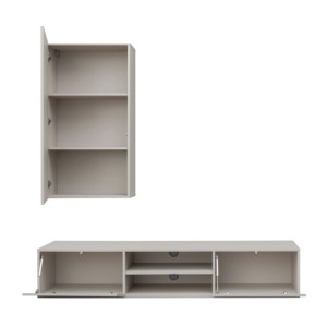 Ouverture des éléments de la composition de meubles de salon DASH