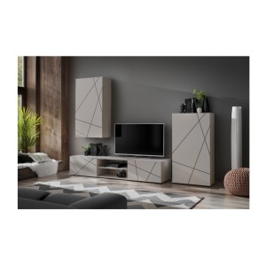 Mise en situation de la composition de salon DASH 3 meubles dans un décor 3D