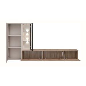 Tous les éléments de la composition murale CALIRE ouverts