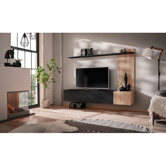 Composition murale LIPA mise en situation dans un décor 3D