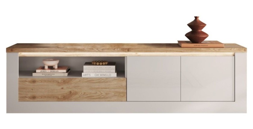 Meuble TV SASHA 2 portes et 1 tiroir