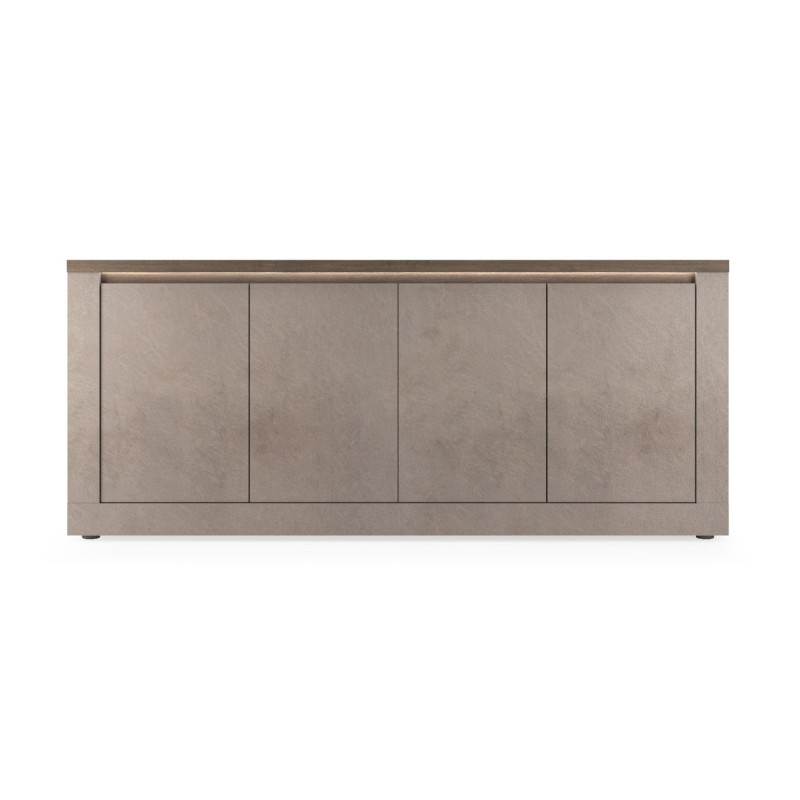 Buffet 4 portes SASHA coloris mercure