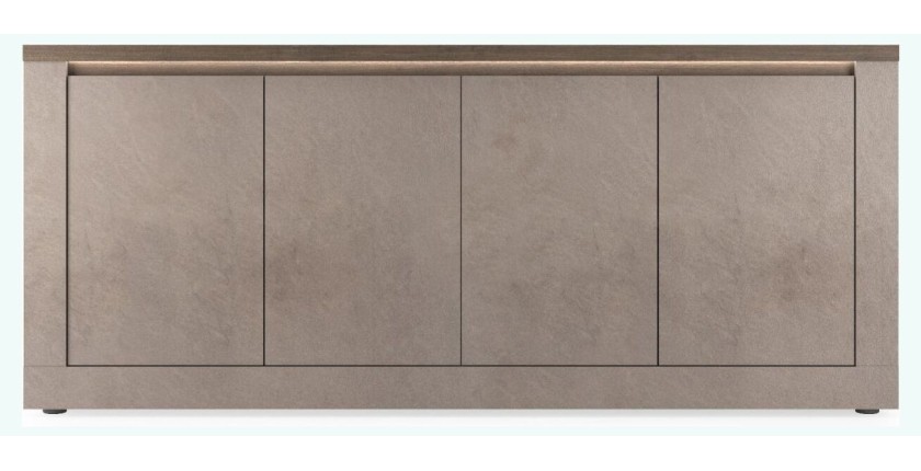 Buffet 4 portes SASHA coloris mercure