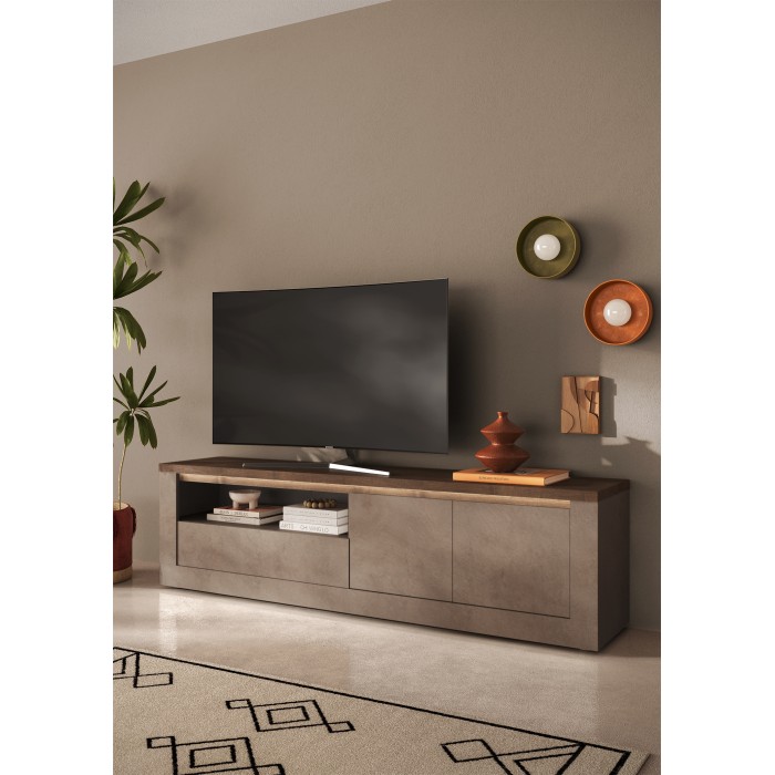 Mise en situation meuble TV SASHA mercure 2 portes