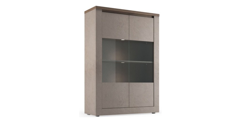 Vitrine SASHA mercure 2 portes