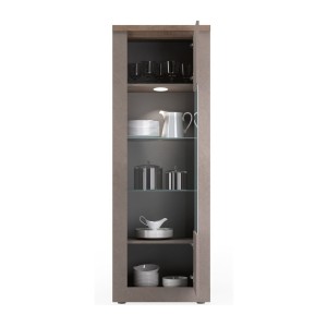 Vitrine SASHA mercure 1 porte ouverte