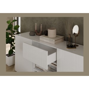 Zoom sur l'un des tiroirs du buffet SCENA