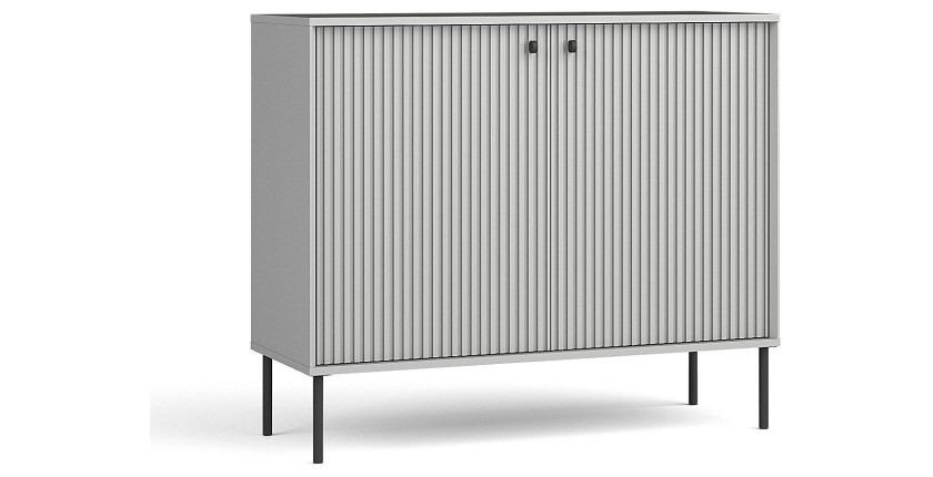 Buffet ISIS – 2 portes – Gris – 105x89x41