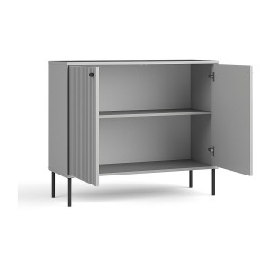 Buffet ISIS – 2 portes – Gris – 105x89x41