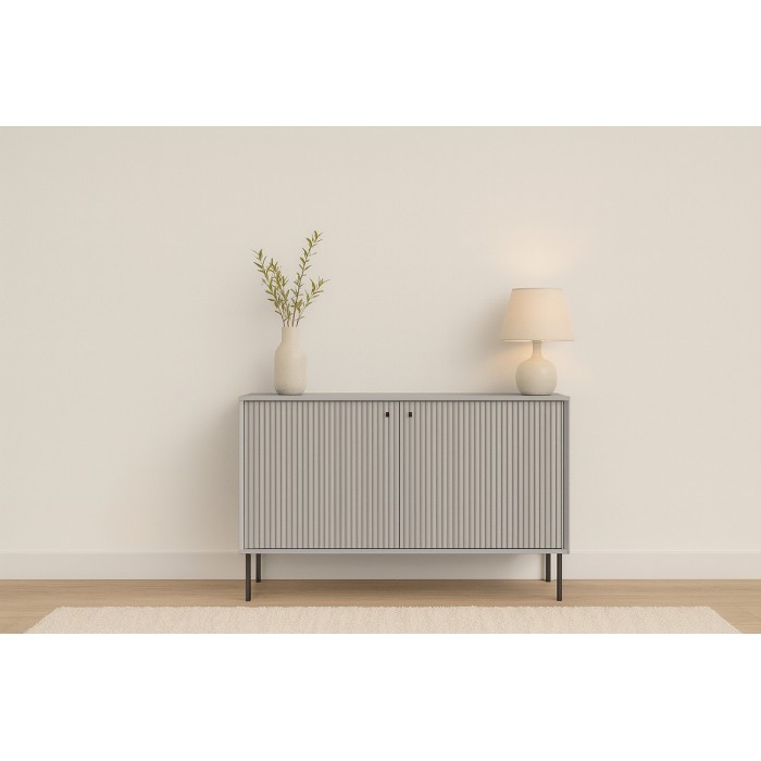 Buffet ISIS – 2 portes – Gris – 105x89x41