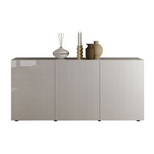 Buffet 3 portes SCENA blanc laqué