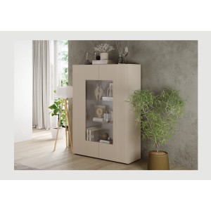 Vitrine SCENA 2 portes cachemire mise en situation dans un décor 3D