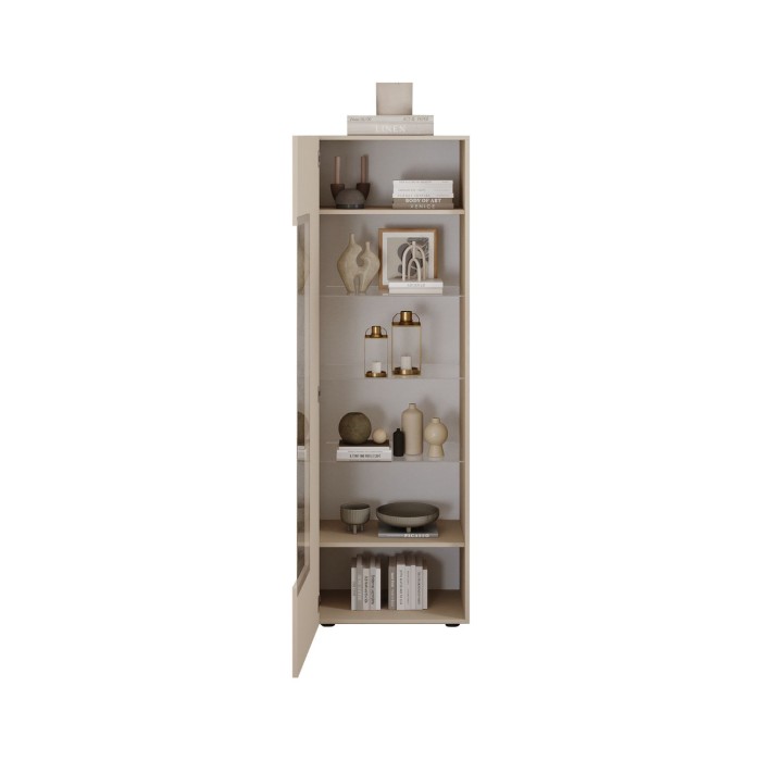 Vitrine SCENA cachemire ouverte