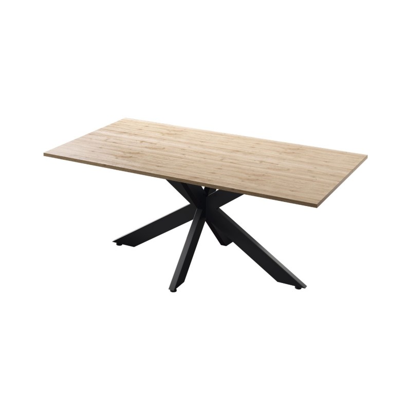 Table GWEN chêne cadiz sous un autre angle