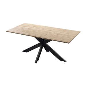 Table GWEN chêne cadiz sous un autre angle