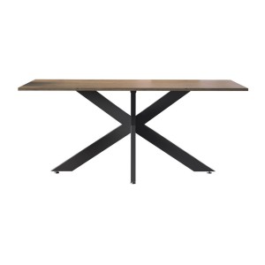 Table GWEN chêne mercure sous un autre angle