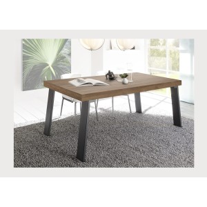 Table SPRING chêne foncé dans un décor 3D