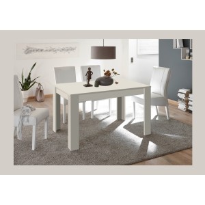 Table SCENA extensible coloris Cachemire dans un décor 3D