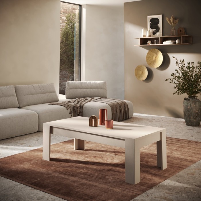 Table basse SCENA coloris Cachemire dans un décor