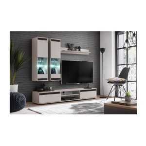 Composition murale DOMO cachemire dans un décor 3D