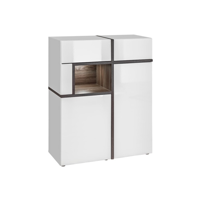 Buffet haut CRISS blanc brillant