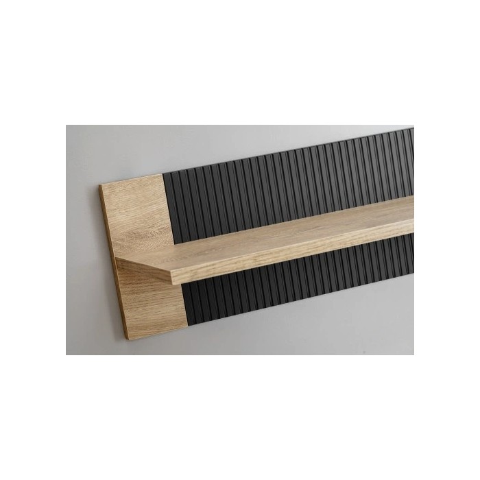 Zoom sur les détails de l'étagère murale DOUM