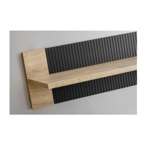 Zoom sur les détails de l'étagère murale DOUM