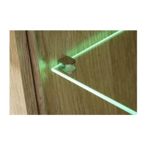 Zoom sur les LEDs de la vitrine ERINA