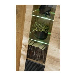 Zoom sur les LEDs de la vitrine DOUM