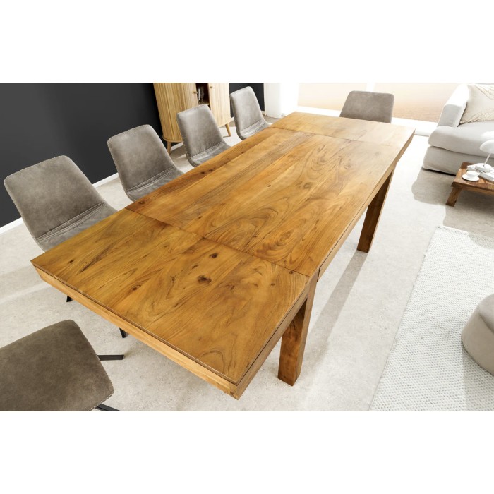 Table MELBO vu du dessus avec extension