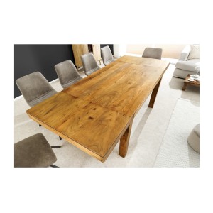 Table MELBO vu du dessus avec extension