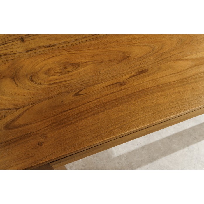 Zoom sur le plateau de la table MELBO