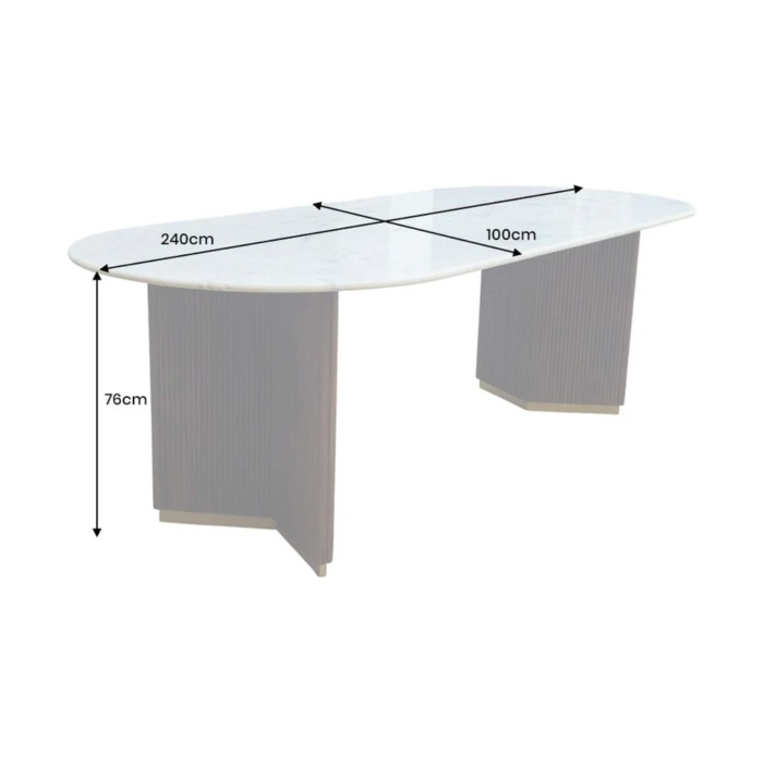 Table MARQUISE dimensions