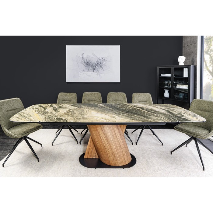 Table VORTEX beige vu de face