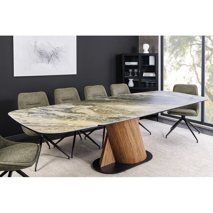Table VORTEX beige décor 3D
