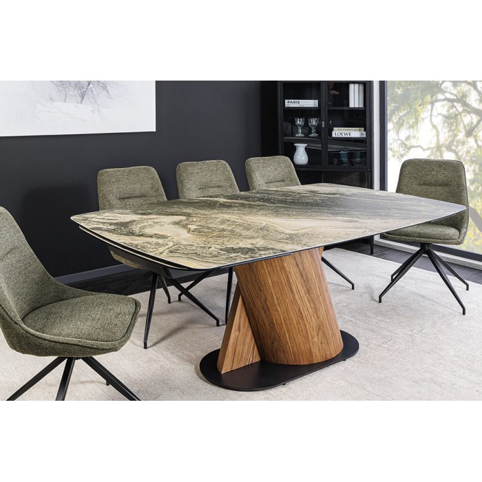 Table VORTEX beige sans extension