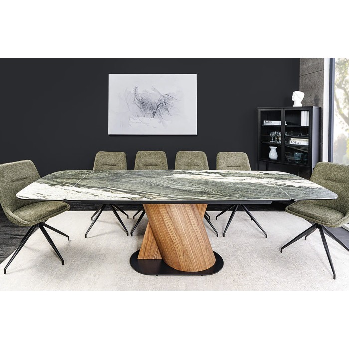 Table VORTEX grise vu de face