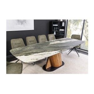 Table VORTEX grise décor 3D