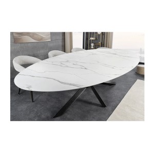 Table AERIS blanche vu de haut
