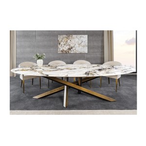Table AERIS bronze vu de face