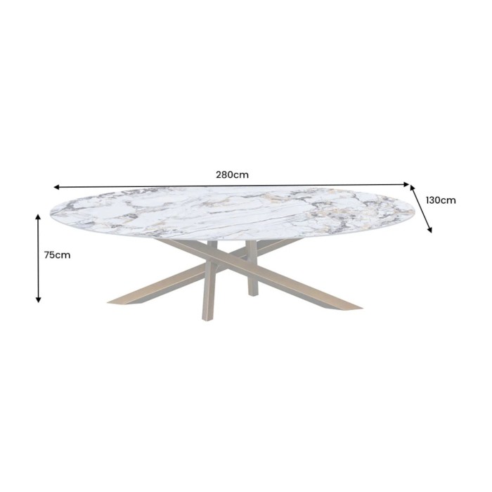 Table AERIS bronze dimensions