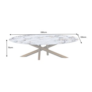 Table AERIS bronze dimensions