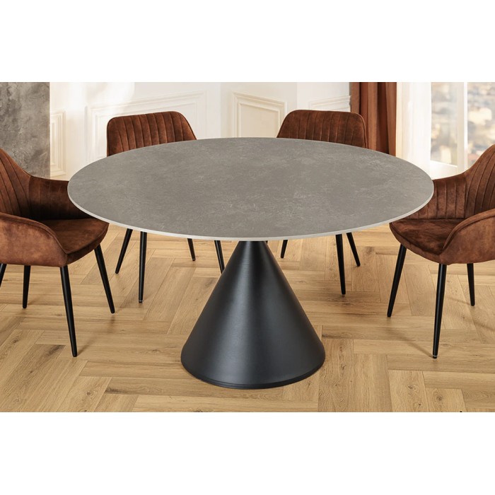 Table VOLTIS grise vu de haut